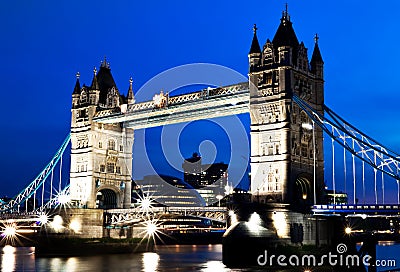 Night View Of The Tower Bridge In London Roy