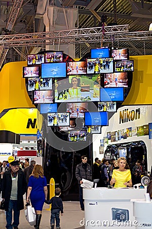 Nikon stand at Consumer Electronics & Photo Expo