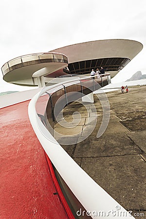 NITEROI CONTEMPORARY ART MUSEUM, RIO DE JANEIRO, BRAZIL - NOVEMB