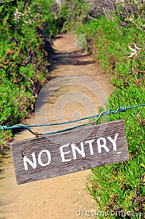 No entry