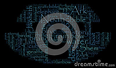 Noah s Ark Word Cloud