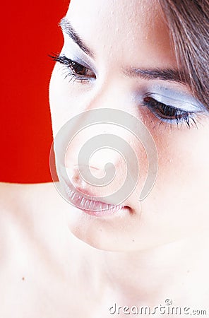 沉思配置文件 免版税库存照片 - 图片: 1586388