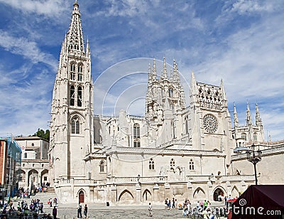 布尔戈斯大教堂西班牙 免版税库存照片 - 图片