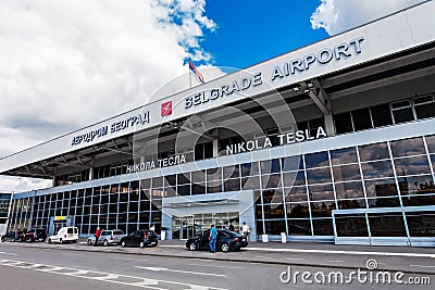 尼古拉特斯拉机场,贝尔格莱德,塞尔维亚。 免版