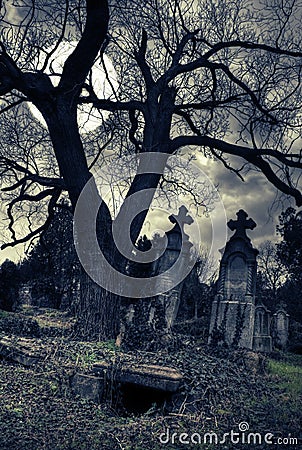 <em>哥特</em>式被开张的场面坟茔 免版税库存<em>照片</em> - 图