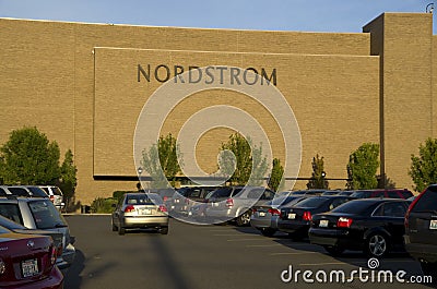 Exterior of Nordstrom department store at Northgate Mall Seattle.