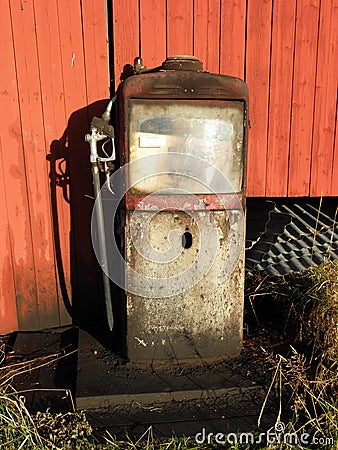 Norway - Old petrol pump