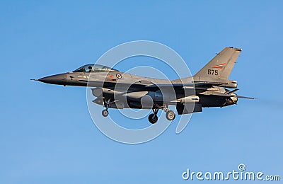 Norwegian F-16 fighter jet