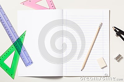 Notebook and School Supplies