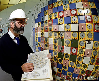 Nuclear Power Plant Control Room