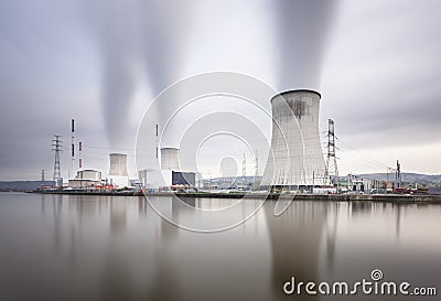 Nuclear Power Station Long Exposure