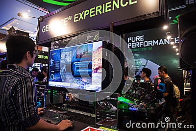 Nvidia in Indo Game Show 2013