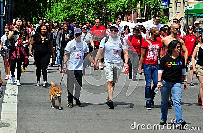 NYC: AIDS Walk 2014 Walkers