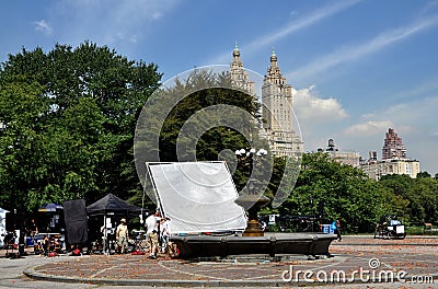 NYC: Filming Commercial in Central Park