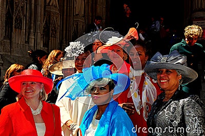 NYC: People at 2014 Easter Parade