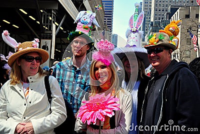 NYC: People at 2014 Easter Parade