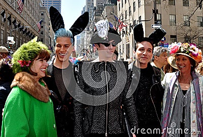 NYC: People at 2014 Easter Parade