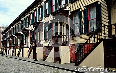 NYC: Sylvan Terrace Wooden Row Houses