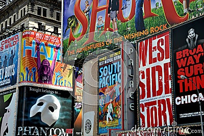 NYC: Times Square Broadway Billboards