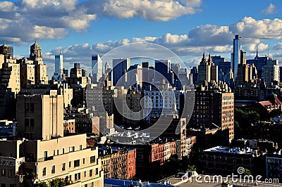 NYC: Upper West Side and Midtown Manhattan Skyline