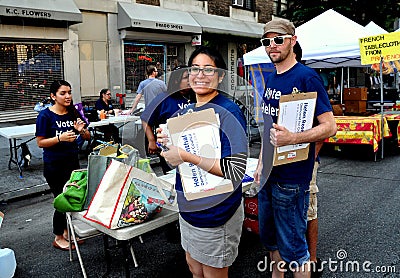 NYC: Volunteers Campaigning for Local Candidate