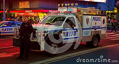 NYPD in Times Square, New York
