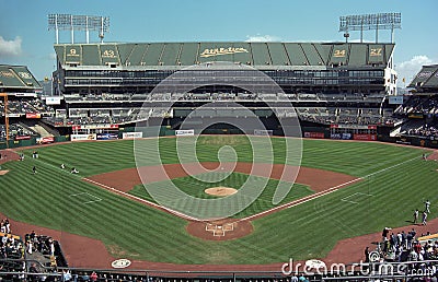 Oakland Coliseum A s Baseball Stadium