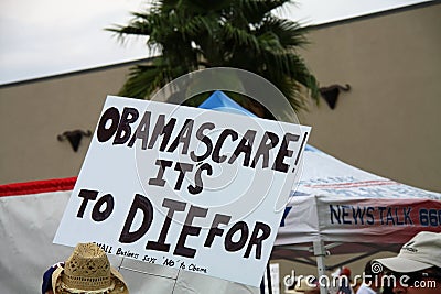 Obamascare Sign