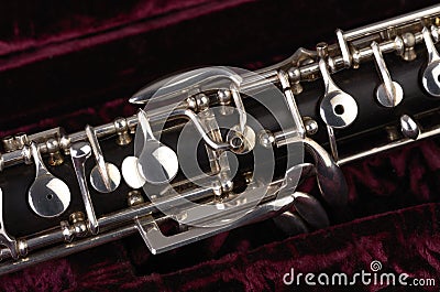 Oboe with case