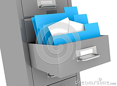 Royalty Free Stock Image: Office file drawer