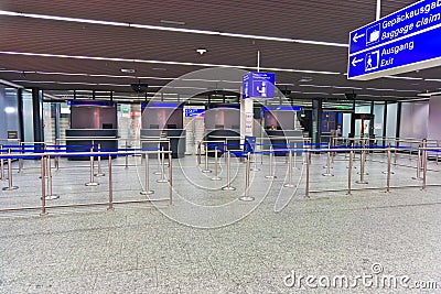 Officer at Passport Control counter at Airport