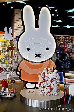 Official Miffy store in Amsterdam Schiphol Airport