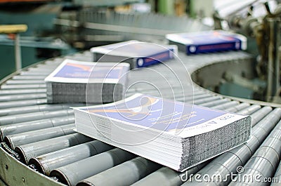 Offset print plant book production line