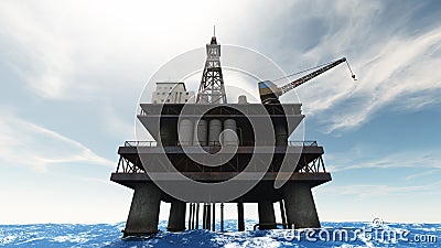 Oil drill rig
