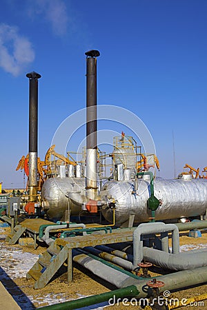 Oil and gas processing plant