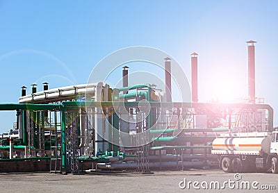 Oil and gas processing plant