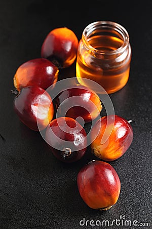 Oil palm fruit and cooking oil