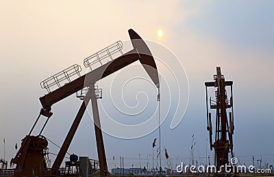 Oil pumps. Oil industry equipment.