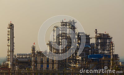 Oil refinery petrochemical industry plant