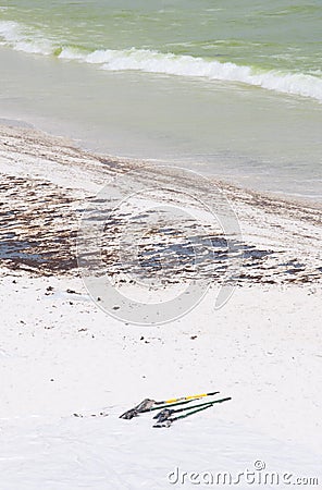 Pensacola Beach on Pensacola Beach   June 23  Large Patches Of Oil Wash Ashore On