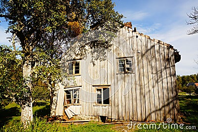 Old abandoned farm house, Norway