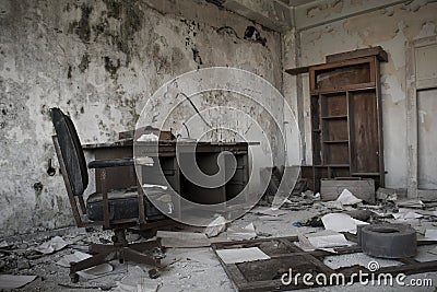Old abandoned office