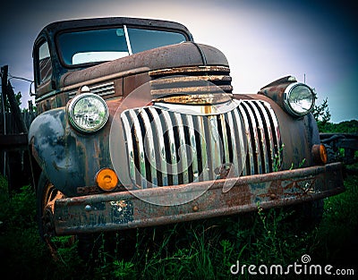 Old Abandoned Pick Up Truck