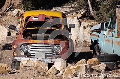 Old Abandoned Pickup Trucks