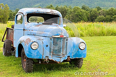 Old abandoned truck
