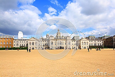 The Old Admiralty Building in Horse Guards Parade in London. Once the operational headquarters of the Royal Navy, it currently hou
