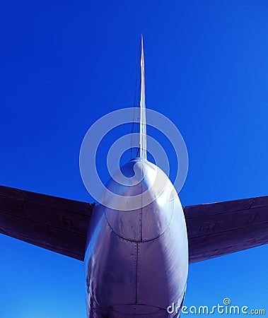 Old, airplane, airfield