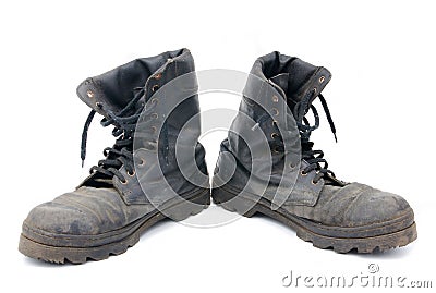 Old army boots