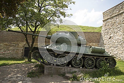 Old army tank photo