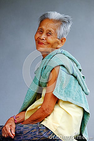 Old Asian Woman